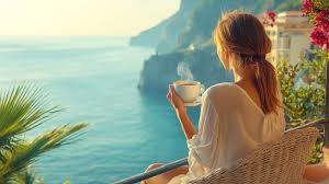 Person enjoying a cup of European espresso